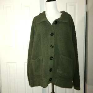 PLUS SIZE teddy jacket